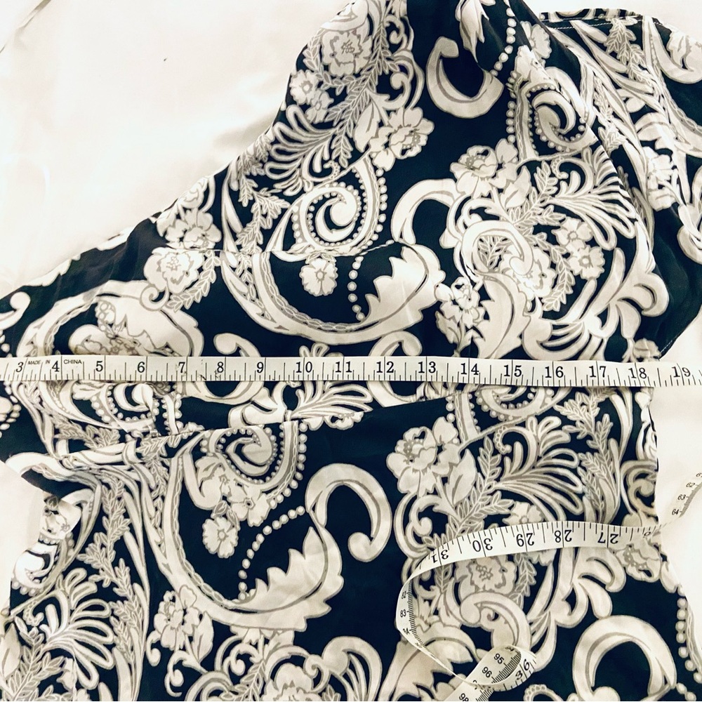 CACHE SILK ONE SHOULDER TOP  Size L - Picture 13 of 16